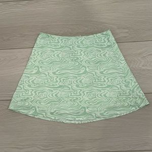 Green Pattern Princess Polly Skirt